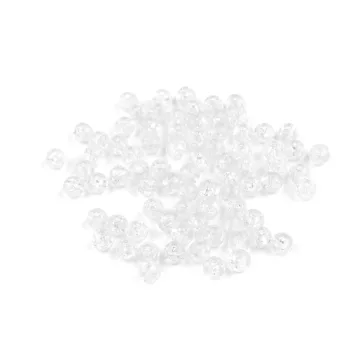   Üveg gyöngyök Ø6 mm - 1 (1) Transparent (300 g-os csomagolás)