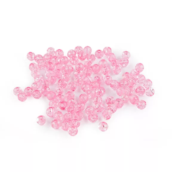 Üveg gyöngyök Ø6 mm - 3 (6) rózsaszín világos (30 g-os csomagolás) Üveg gyöngyök Ø6 mm - 3 (6) rózsaszín világos (30 g-os csomagolás)