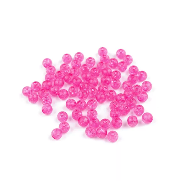 Üveg gyöngyök Ø6 mm - 4 (35) pink (30 g-os csomagolás) Üveg gyöngyök Ø6 mm - 4 (35) pink (30 g-os csomagolás)