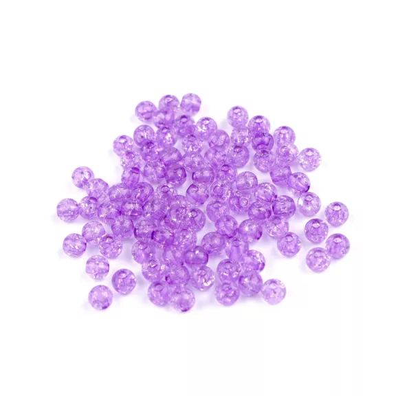 Üveg gyöngyök Ø6 mm - 6 (27) lila (30 g-os csomagolás) Üveg gyöngyök Ø6 mm - 6 (27) lila (30 g-os csomagolás)