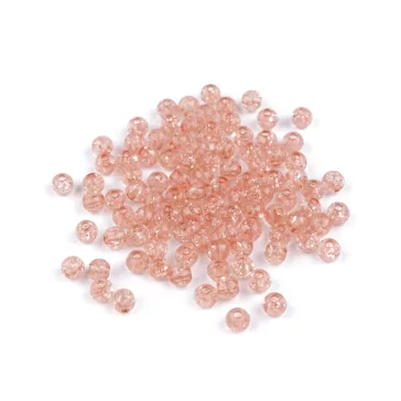   Üveg gyöngyök Ø6 mm - 7 (10) bézs (500 g-os csomagolás)