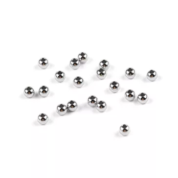   Gyöngyök rozsdamentes acélból Ø4 mm - platina (20 db-os csomagolás)