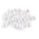 Műanyg gyöngy csengettyű / szoknya AB hatású 6x17 mm - gyöngyházfehér AB (80 db-os csomagolás) Műanyg gyöngy csengettyű / szoknya AB hatású 6x17 mm - gyöngyházfehér AB (80 db-os csomagolás)