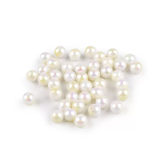 Műanyag gyöngyök sellő hatású Ø8 mm mermaid - 1 krém világos (20 g-os csomagolás) Műanyag gyöngyök sellő hatású Ø8 mm mermaid - 1 krém világos (20 g-os csomagolás)