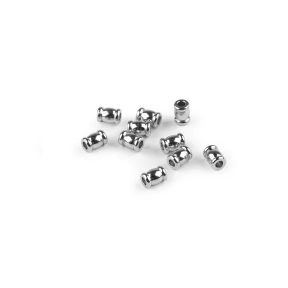 Rozsdamentes acél gyöngy köztes 5x7 mm - platina (10 db-os csomagolás) Rozsdamentes acél gyöngy köztes 5x7 mm - platina (10 db-os csomagolás)
