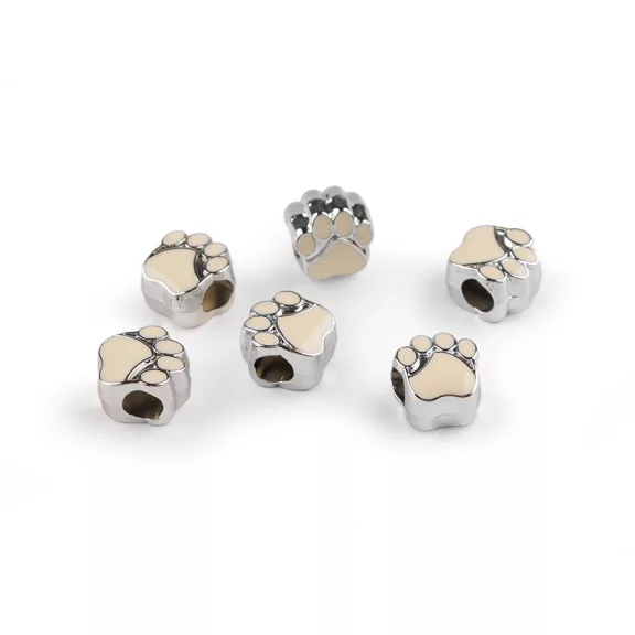 Műanyag gyöngyök nagy áthúzó tappancs 11x11 mm - 1 krém világos (6 db-os csomagolás) Műanyag gyöngyök nagy áthúzó tappancs 11x11 mm - 1 krém világos (6 db-os csomagolás)