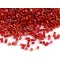 Vágott gyöngy 12/0 - 1,8 mm bújtatóval - 25 piros (450 g-os csomagolás)