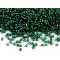 Vágott gyöngy 12/0 - 1,8 mm bújtatóval - 53A zöld sötét (450 g-os csomagolás)