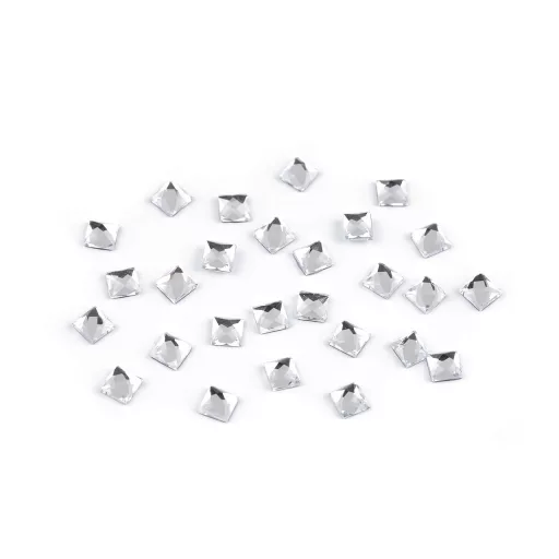 Felvasalható kövek hotfix négyzet csiszolt 4x4 mm
