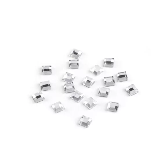 Felvasalható kövek hotfix négyzet csiszolt 4x4 mm - crystal (20 g-os csomagolás) Felvasalható kövek hotfix négyzet csiszolt 4x4 mm - crystal (20 g-os csomagolás)