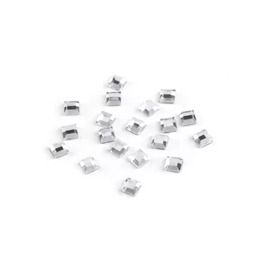 Felvasalható kövek hotfix négyzet csiszolt 4x4 mm