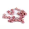 Rodonit ásvány gyöngy Ø6 mm - pink (57 db-os csomagolás)