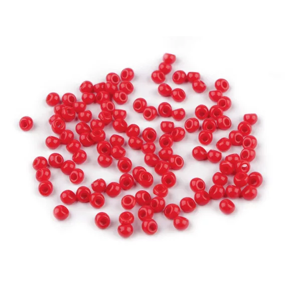 Műanyag gyöngycseppek, utánzat gyöngyök 4,7x5,3 mm - 4 piros (10 g-os csomagolás) Műanyag gyöngycseppek, utánzat gyöngyök 4,7x5,3 mm - 4 piros (10 g-os csomagolás)