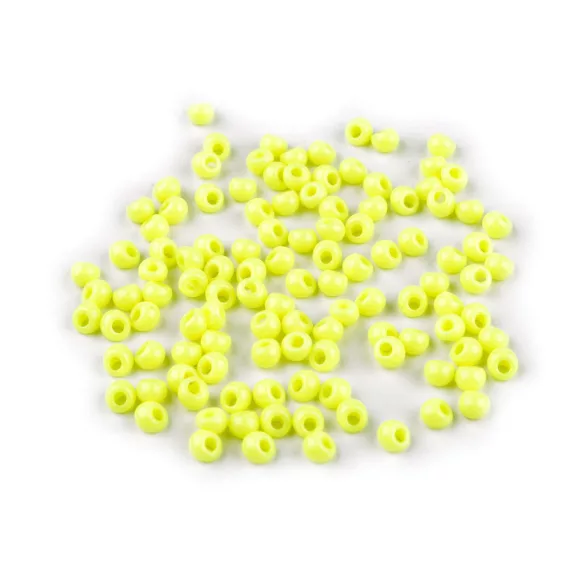 Műanyag gyöngycseppek, utánzat gyöngyök 4,7x5,3 mm - 5 vakító sárgászöld neon (10 g-os csomagolás) Műanyag gyöngycseppek, utánzat gyöngyök 4,7x5,3 mm - 5 vakító sárgászöld neon (10 g-os csomagolás)