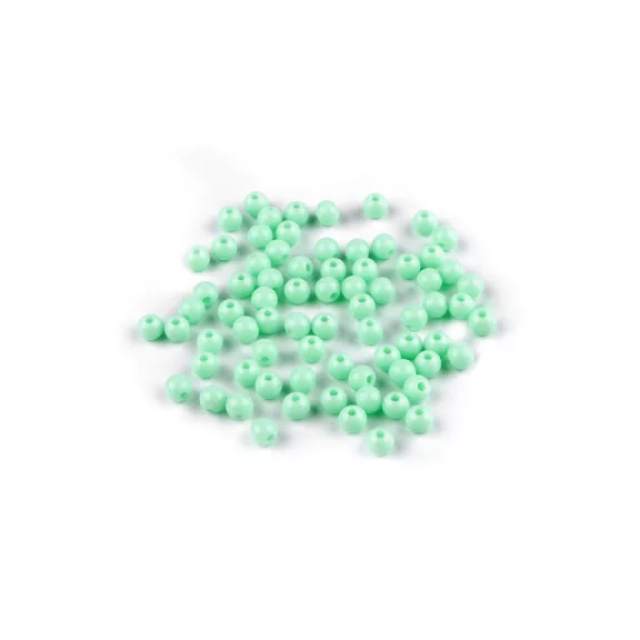 Műanyag gyöngyök Ø6 mm - 7 menta (500 g-os csomagolás) Műanyag gyöngyök Ø6 mm - 7 menta (500 g-os csomagolás)