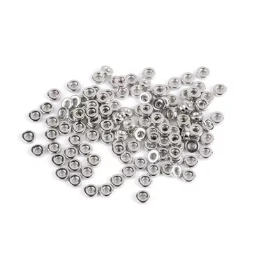   Műanyag gyöngy / köztes Ø6 mm metalikus - 1 ezüst (50 g-os csomagolás)