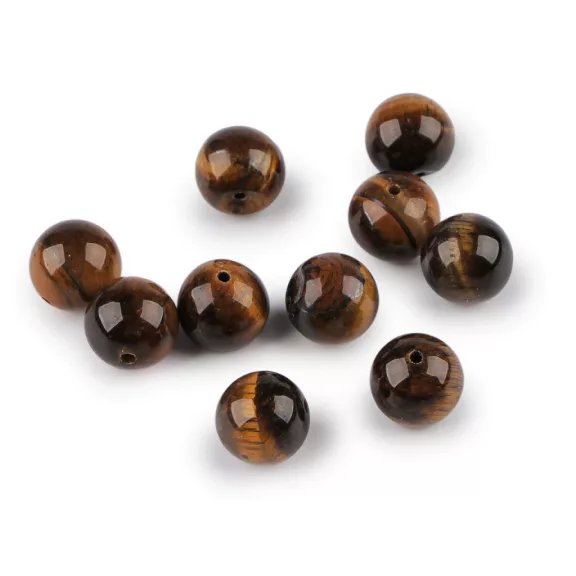 Tigrisszem szintetikus műásvány gyöngyök Ø10 mm - tigrisszem (30 db-os csomagolás) Tigrisszem szintetikus műásvány gyöngyök Ø10 mm - tigrisszem (30 db-os csomagolás)