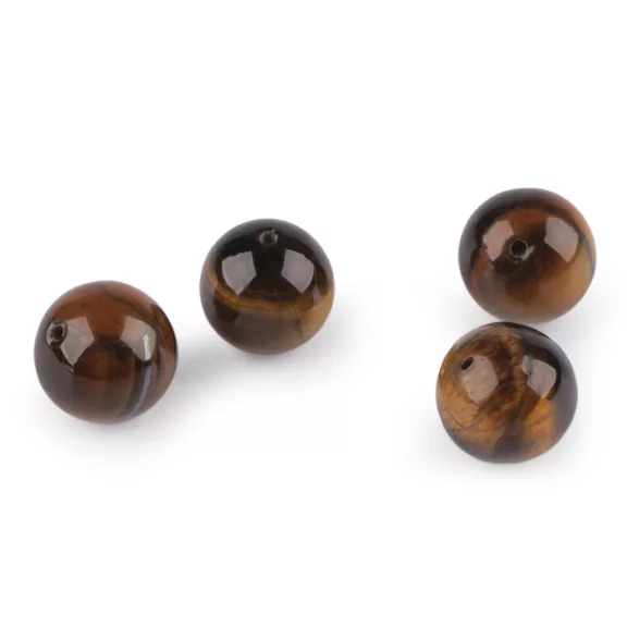Tygrisszem, ásványgyöngy Ø12 mm - tigrisszem (4 db-os csomagolás) Tygrisszem, ásványgyöngy Ø12 mm - tigrisszem (4 db-os csomagolás)