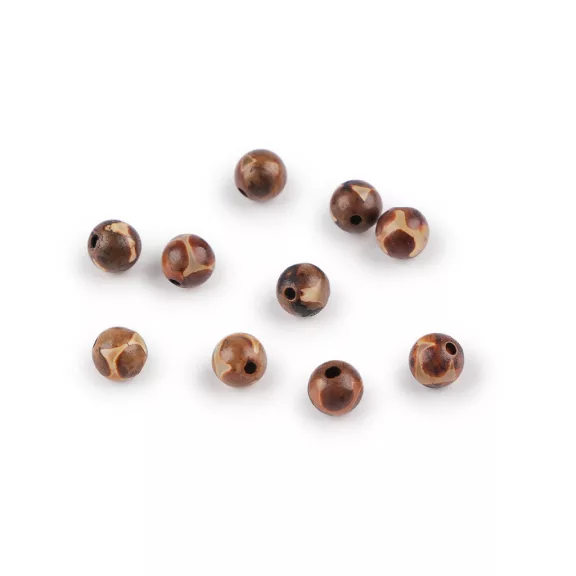 Szintetikus agát, ásvány gyöngyök Ø8 mm - achát (10 db-os csomagolás) Szintetikus agát, ásvány gyöngyök Ø8 mm - achát (10 db-os csomagolás)