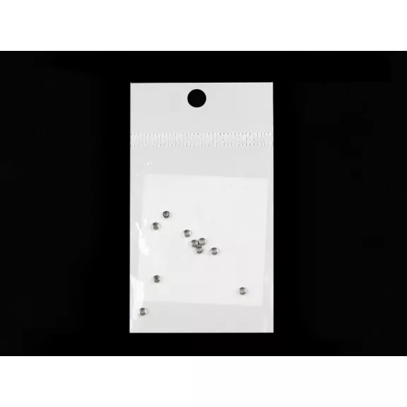 Összenyomható rögzítő ellem rozsdamentes acélból Ø2,5 mm stopper - 1 platina (10 zacskó) Összenyomható rögzítő ellem rozsdamentes acélból Ø2,5 mm stopper - 1 platina (10 zacskó)