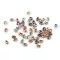 Műanyag gyöngyök földimogyoró metalic mix 5x8 mm peanut - mix (10 g-os csomagolás)