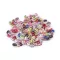 Műanyag gyöngyök földimogyoró mix 4x6 mm peanut - 5 multicolor gyöngyházat (10 g-os csomagolás)