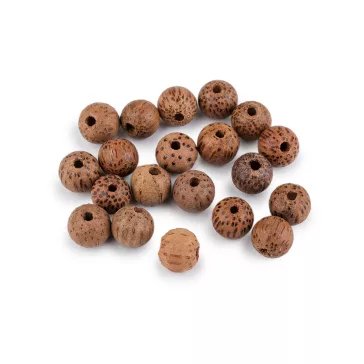   Kókusz gyöngyök Ø14 mm - természetes barna (50 db-os csomagolás)