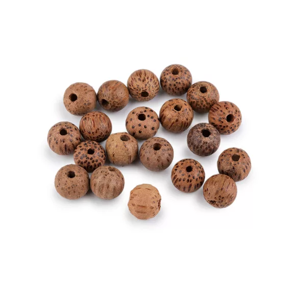 Kókusz gyöngyök Ø14 mm - természetes barna (50 db-os csomagolás) Kókusz gyöngyök Ø14 mm - természetes barna (50 db-os csomagolás)