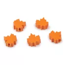 Fa gyöngyök falevél 19x20 mm - 1 narancssárga (5 db-os csomagolás) Fa gyöngyök falevél 19x20 mm - 1 narancssárga (5 db-os csomagolás)