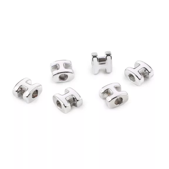 Műanyag gyöngyök nagy lyukú H 10x11 mm - 1 fehér (50 db-os csomagolás) Műanyag gyöngyök nagy lyukú H 10x11 mm - 1 fehér (50 db-os csomagolás)