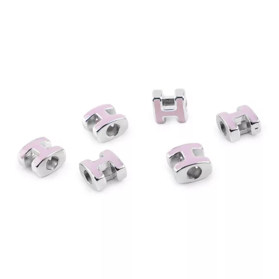 Műanyag gyöngyök nagy lyukú H 10x11 mm - 2 világosabb lila (50 db-os csomagolás) Műanyag gyöngyök nagy lyukú H 10x11 mm - 2 világosabb lila (50 db-os csomagolás)