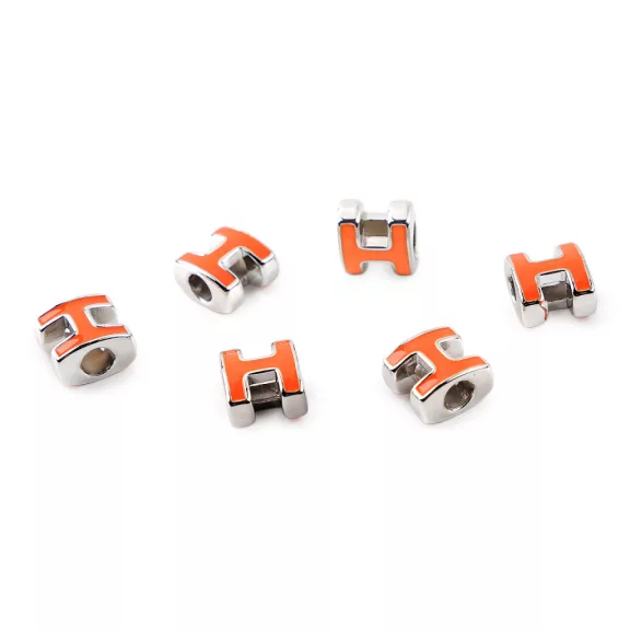 Műanyag gyöngyök nagy lyukú H 10x11 mm - 4 narancssárga (10 db-os csomagolás) Műanyag gyöngyök nagy lyukú H 10x11 mm - 4 narancssárga (10 db-os csomagolás)
