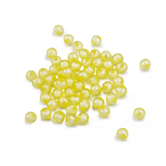Fasettált műanyag gyöngyök Ø8 mm - 1 sárga (360 g-os csomagolás) Fasettált műanyag gyöngyök Ø8 mm - 1 sárga (360 g-os csomagolás)
