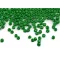 Kásagyöngy 8/0 - 3 mm nem átlátszó - K47 zöld (50 g-os csomagolás)