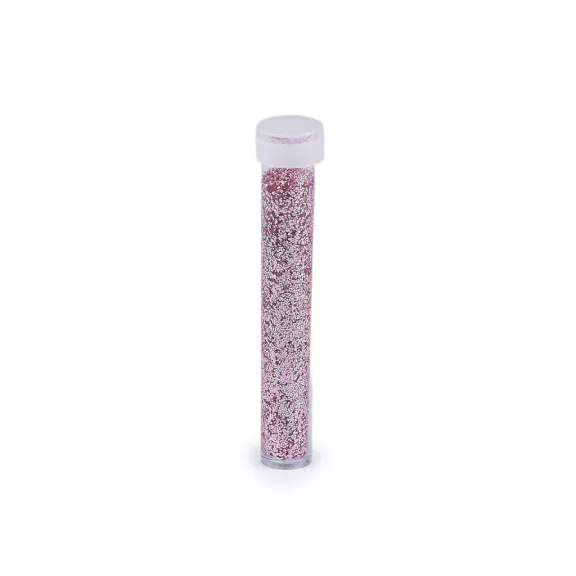 Csillámpor / glitter tubusban, 3,5 g - 4 púderrózsaszín (12 db-os csomagolás) Csillámpor / glitter tubusban, 3,5 g - 4 púderrózsaszín (12 db-os csomagolás)