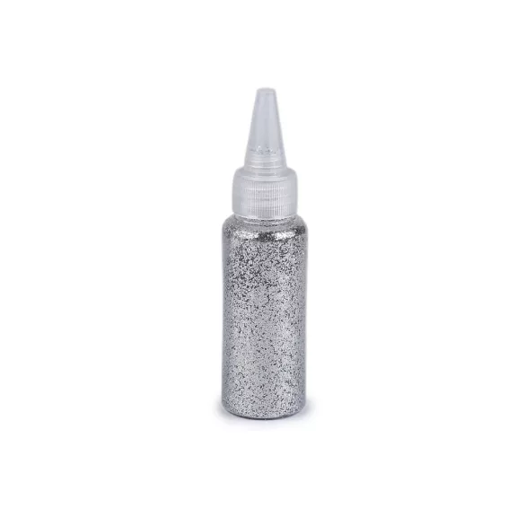 Csillámpor / glitter applikátorral, 20 g - 2 ezüst (3 db-os csomagolás) Csillámpor / glitter applikátorral, 20 g - 2 ezüst (3 db-os csomagolás)
