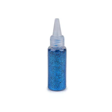   Csillámpor / glitter applikátorral, 20 g - 7 kék (3 db-os csomagolás)