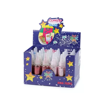   Csillámpor / glitter applikátorral, 20 g - variáns készlet (24 db-os csomagolás)