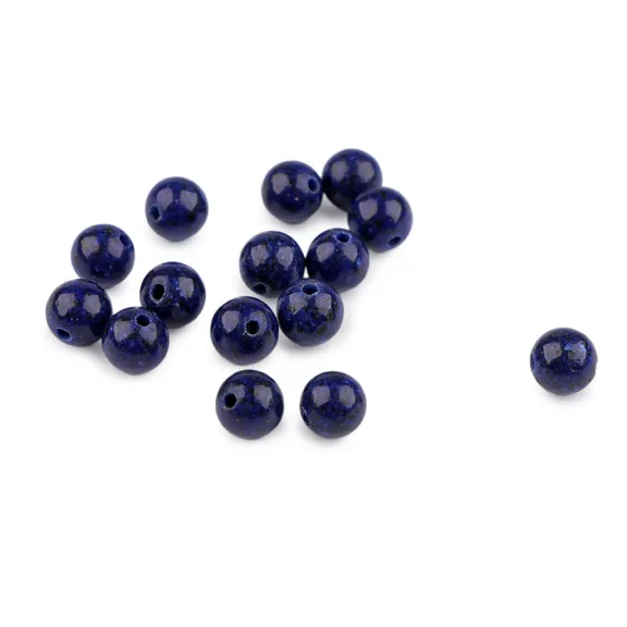 Lapis lazuli, ásvány gyöngyök Ø6 mm - lapis lazuli (15 db-os csomagolás) Lapis lazuli, ásvány gyöngyök Ø6 mm - lapis lazuli (15 db-os csomagolás)