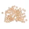 Üveggyöngy csiszolt 8 mm AB hatású tűzgyöngy - 3 világos bézs AB (1 zacskó)