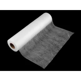 Kétoldalas ragasztós fátyol vetex, fehér széles 50 cm