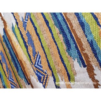 Népies nyomott szőttes mintás 50cm széles pamutvászon