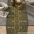 Khaki hussar style 50 cm wide cotton fabric
