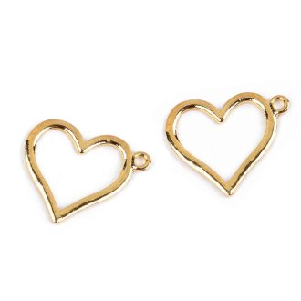 Szív medál 21x25 mm