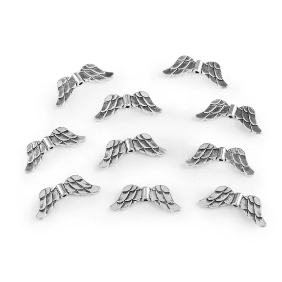 Angyalszárny köztes 12x29 mm - platina (50 db-os csomagolás) Angyalszárny köztes 12x29 mm - platina (50 db-os csomagolás)