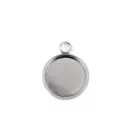 Rozsdamentes acél ágy Ø12 mm szemmel, félkész termék - platina (20 db-os csomagolás) Rozsdamentes acél ágy Ø12 mm szemmel, félkész termék - platina (20 db-os csomagolás)