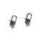 Karabiner rozsdamentes acélból 7x15 mm - platina (2 db-os csomagolás)