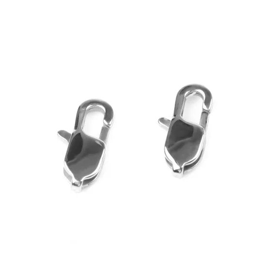 Karabiner rozsdamentes acélból 7x15 mm - platina (10 db-os csomagolás) Karabiner rozsdamentes acélból 7x15 mm - platina (10 db-os csomagolás)