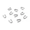 Kapocs rozsdamentes acélból 2x10 mm - 1 (3,5 mm) platina (10 db-os csomagolás)