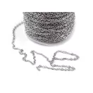 Nemesacél lánc 2 mm folyóméterben - platina Nemesacél lánc 2 mm folyóméterben - platina